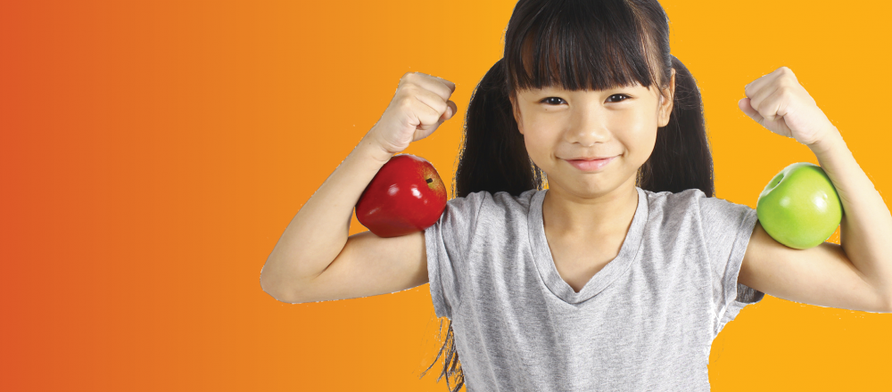 Girl with Apples