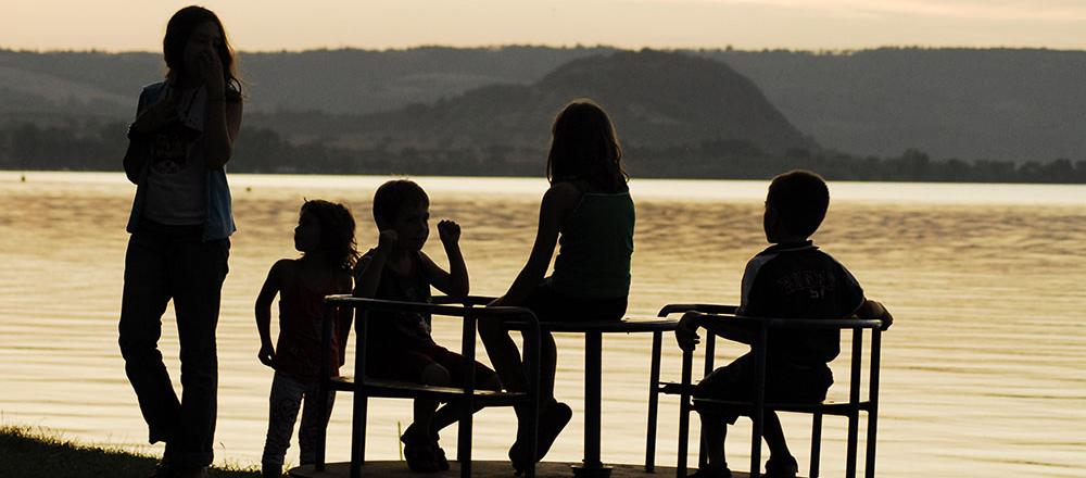 Children Lakeside