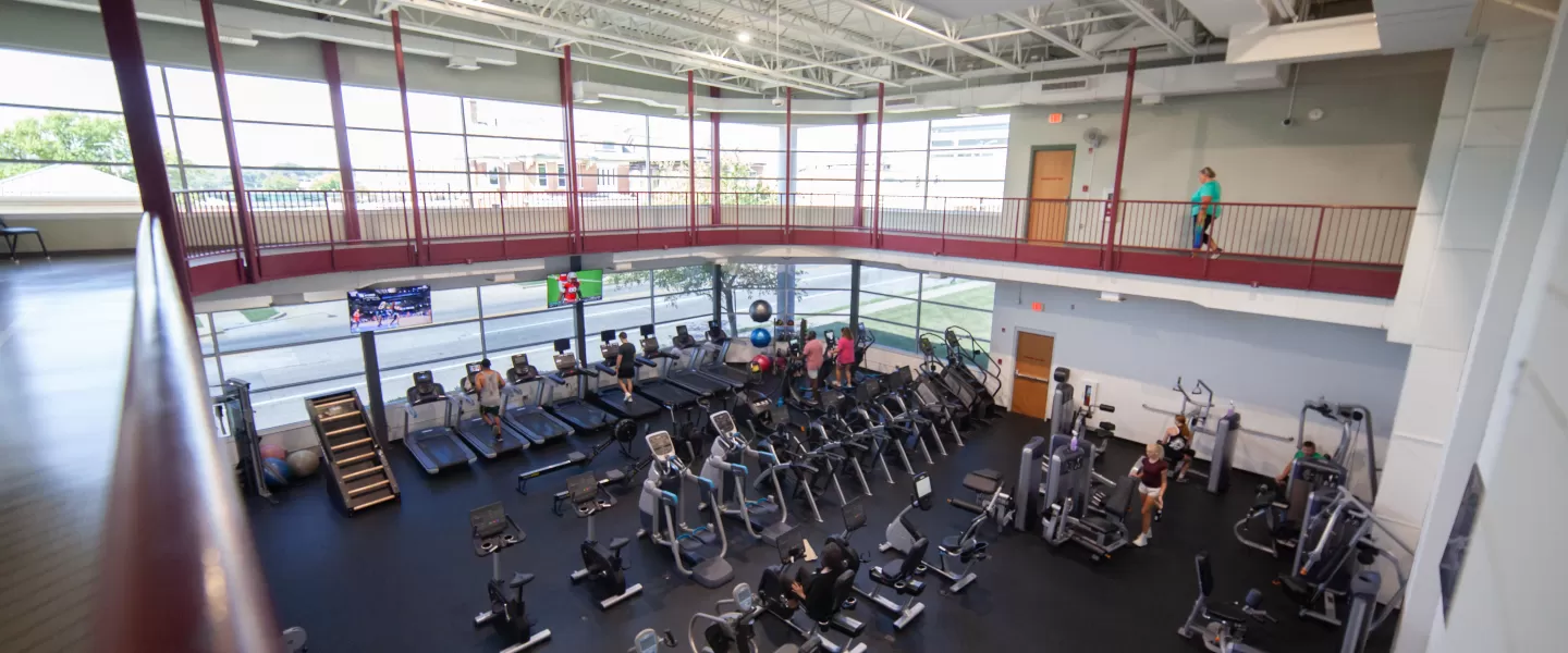 The fitness center at the Downtown Belleville YMCA has cardio and functional strength training equipment, and free weights, perfect for any fitness enthusiast.