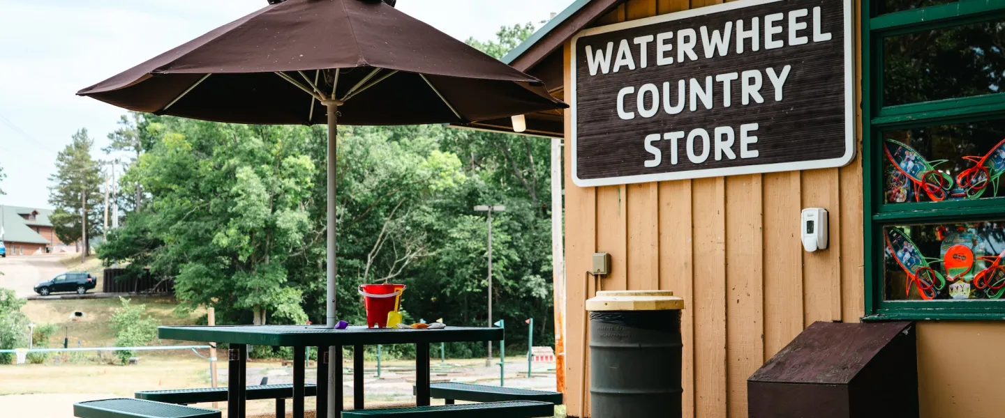 ymca trout lodge country store patio