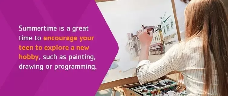 how to keep your teenager busy during the summer learn a new skill