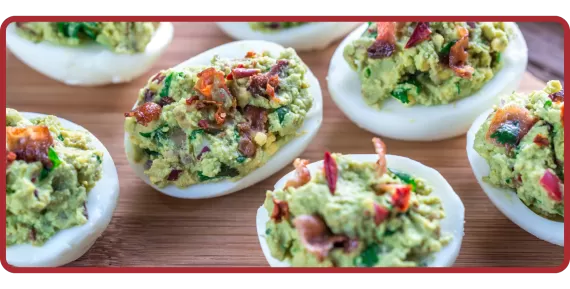 avocado deviled eggs