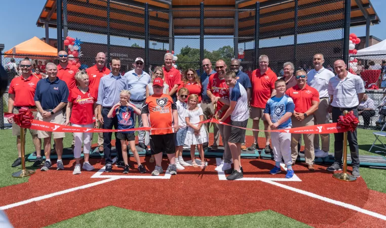 adaptive sports complex ribbon cutting