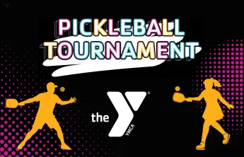 YMCA pickleball tournament event graphic