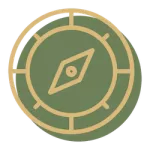 YMCA Trout Lodge compass icon  